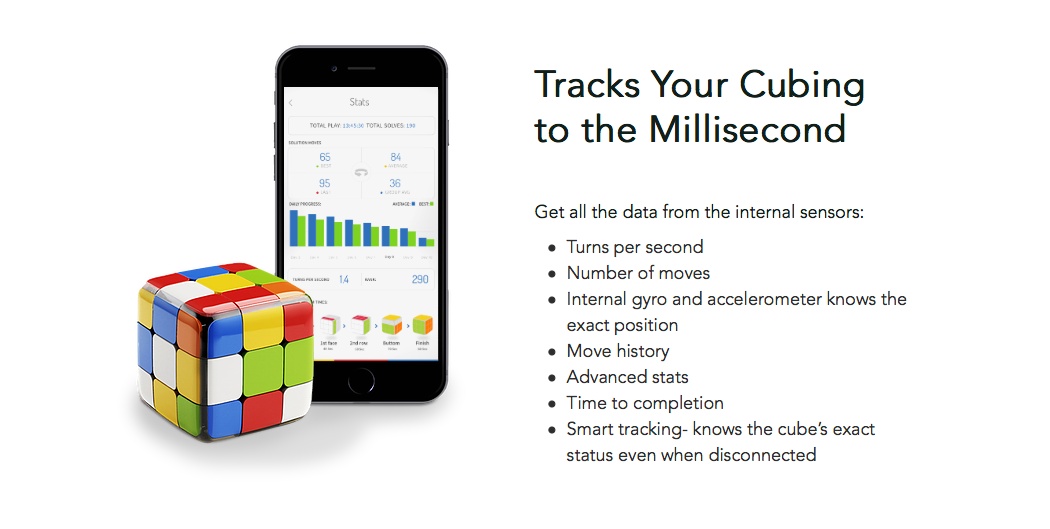 GoCube，intelligent sensor，Continuous tracking，measure，sporting facilities，Rubik's Cube，