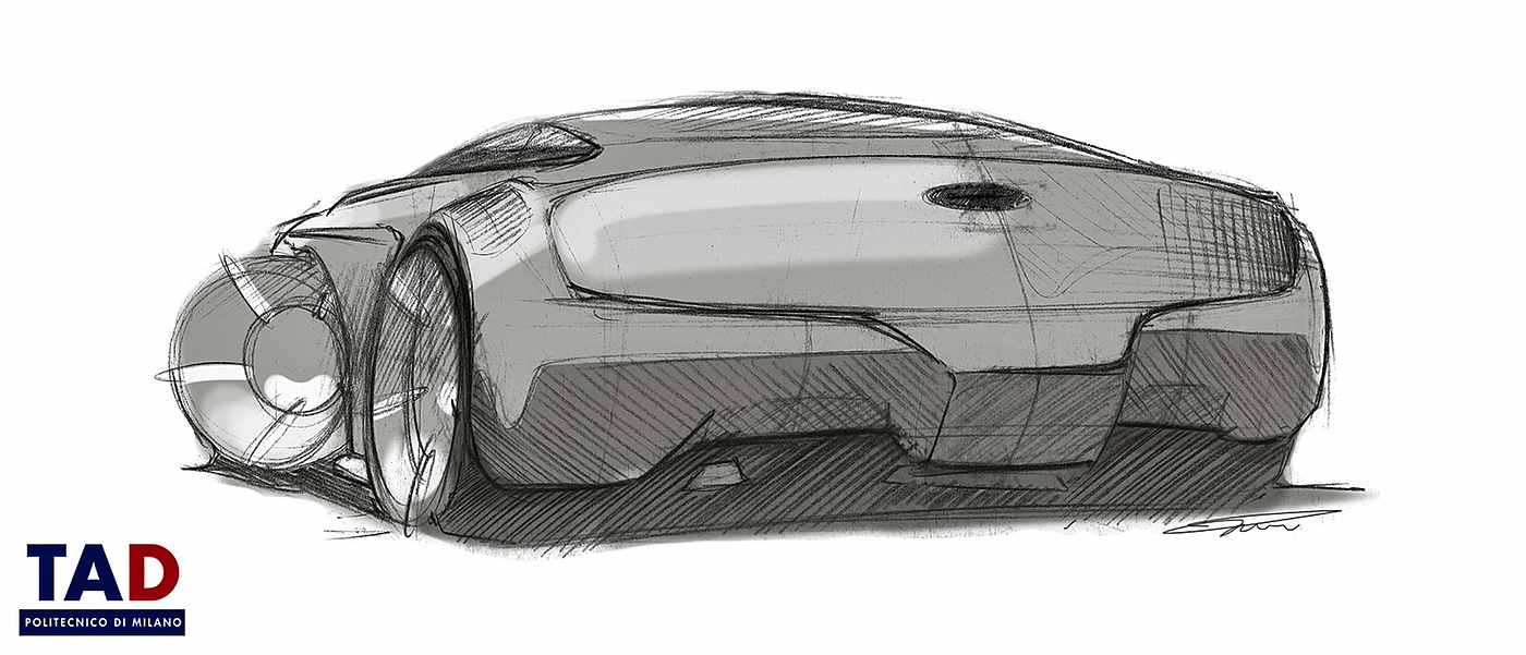 vehicle，vehicle，design sketch，Hand drawing，Milan Institute of Technology，Graduation project，