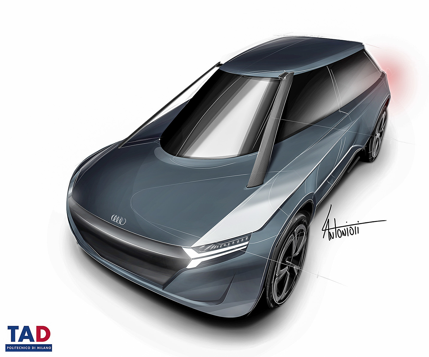 vehicle，vehicle，design sketch，Hand drawing，Milan Institute of Technology，Graduation project，