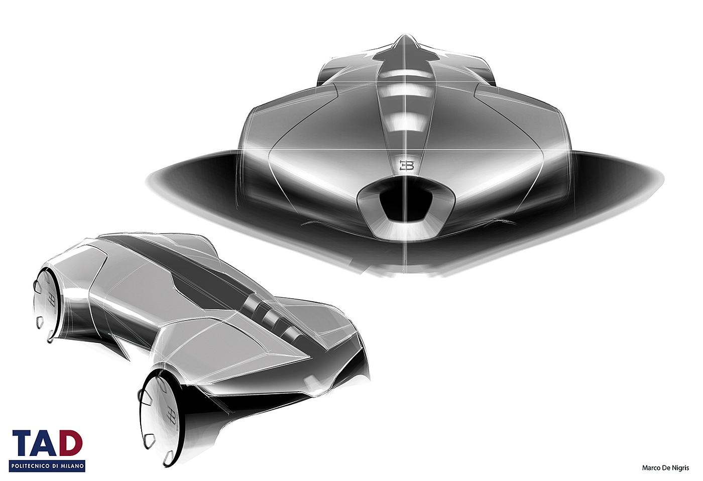 vehicle，Milan Institute of Technology，vehicle，Graduation project，design sketch，Hand drawn，