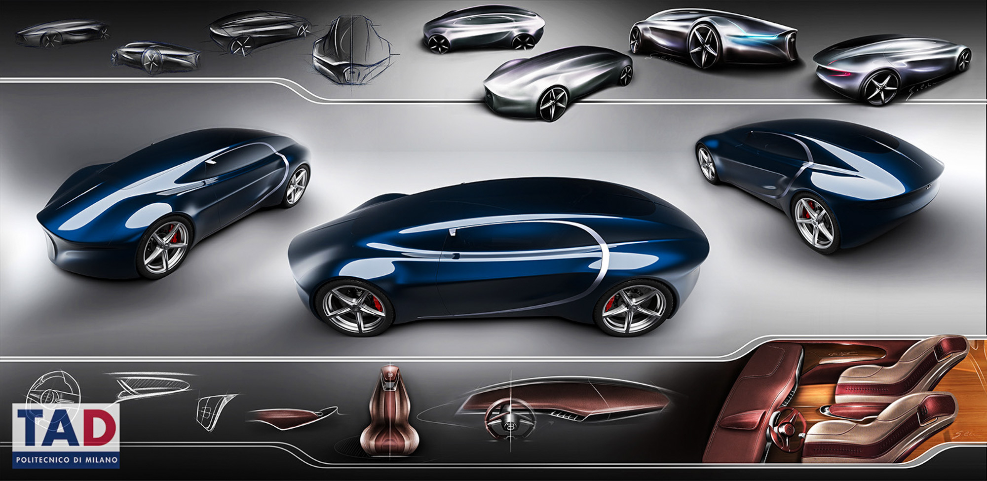 vehicle，Milan Institute of Technology，vehicle，Graduation project，design sketch，Hand drawn，