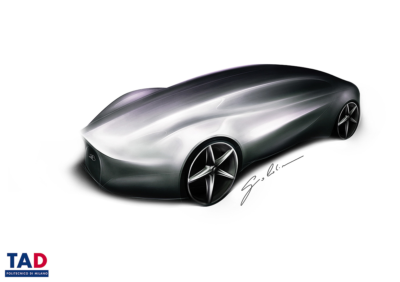 vehicle，Milan Institute of Technology，vehicle，Graduation project，design sketch，Hand drawn，