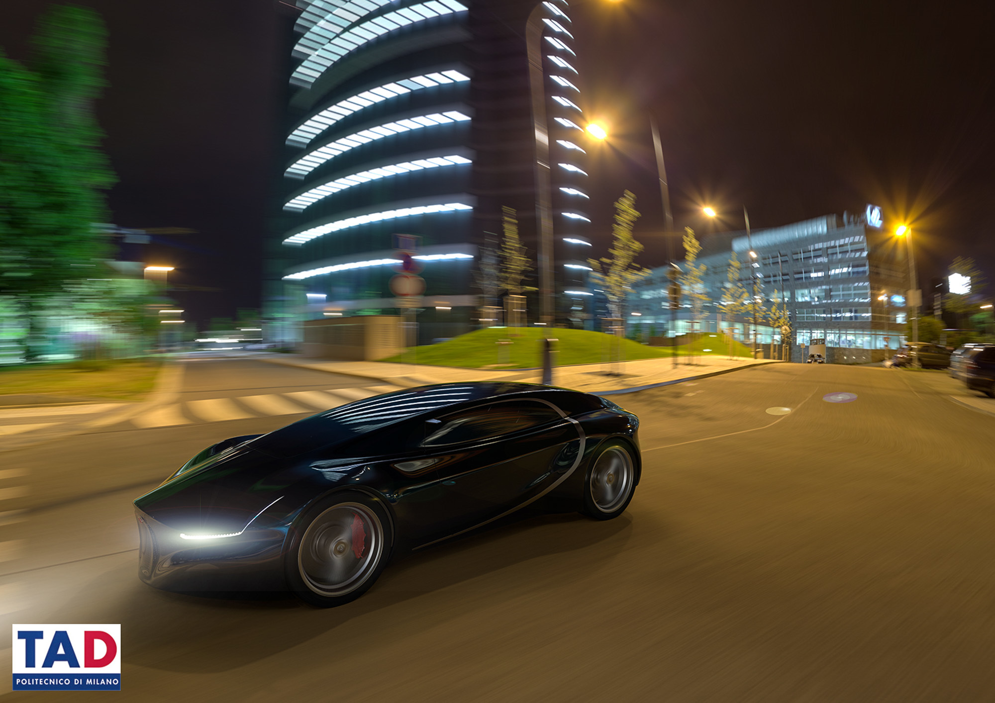 vehicle，Milan Institute of Technology，vehicle，Graduation project，design sketch，Hand drawn，