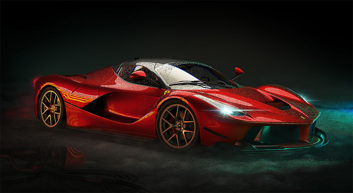 F150 - LaFerrar，gules，Sports car，