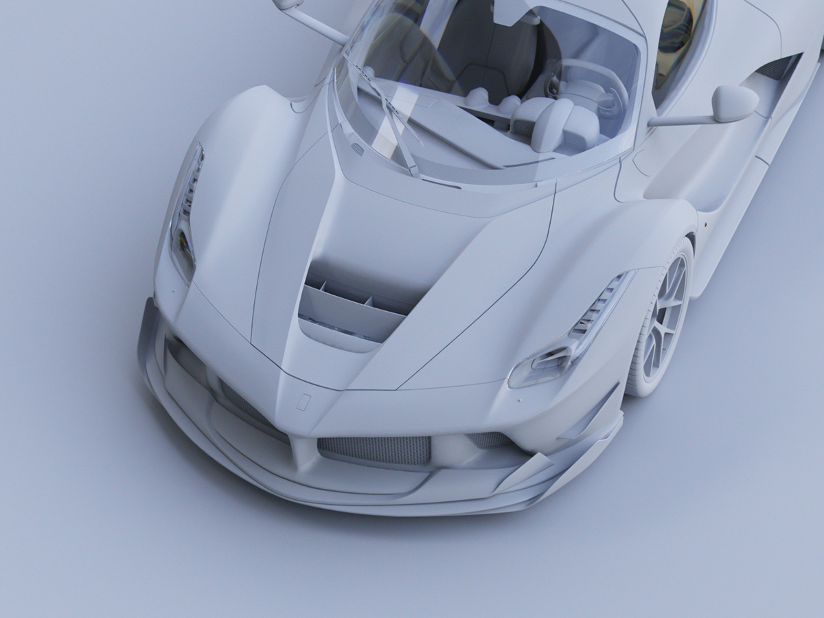 F150 - LaFerrar，gules，Sports car，