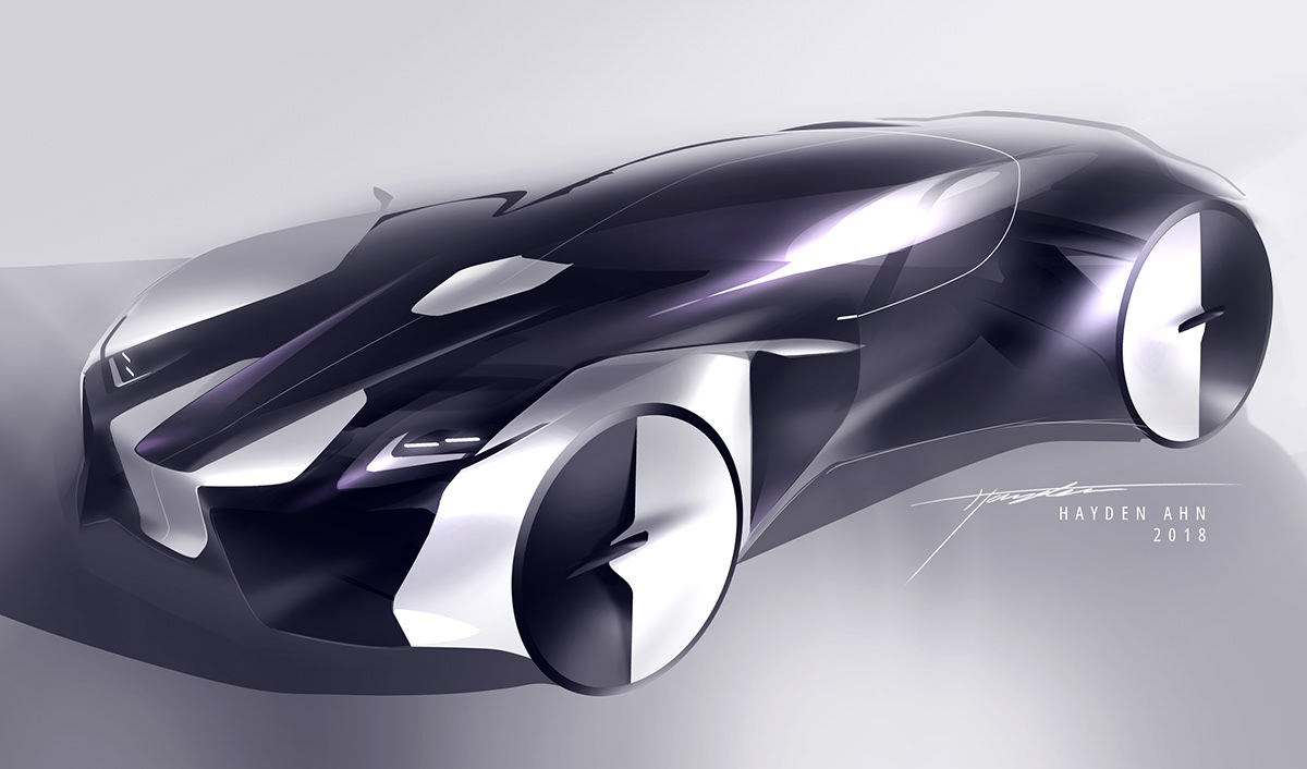 product design，automobile，vehicle，Hand drawn design，