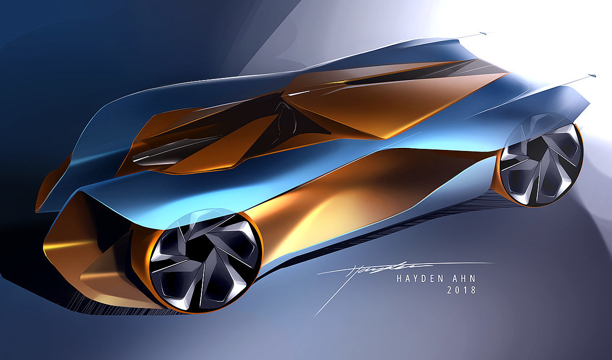 product design，automobile，vehicle，Hand drawn design，