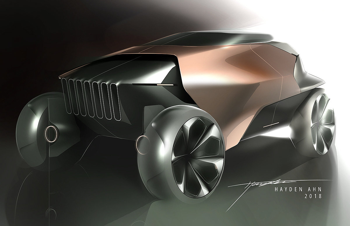 product design，automobile，vehicle，Hand drawn design，