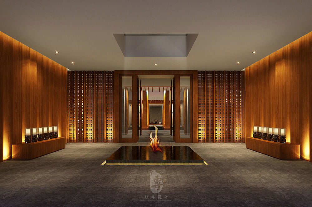 成都度假酒店设计—红专设计|康定锅庄温泉度假酒店 - 普象网