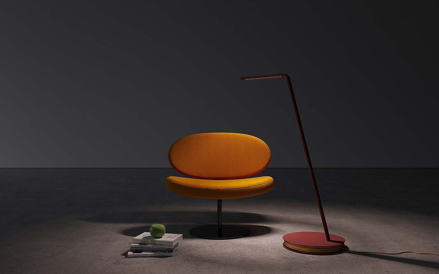 product design，furniture，Floor lamp，Flamingo，