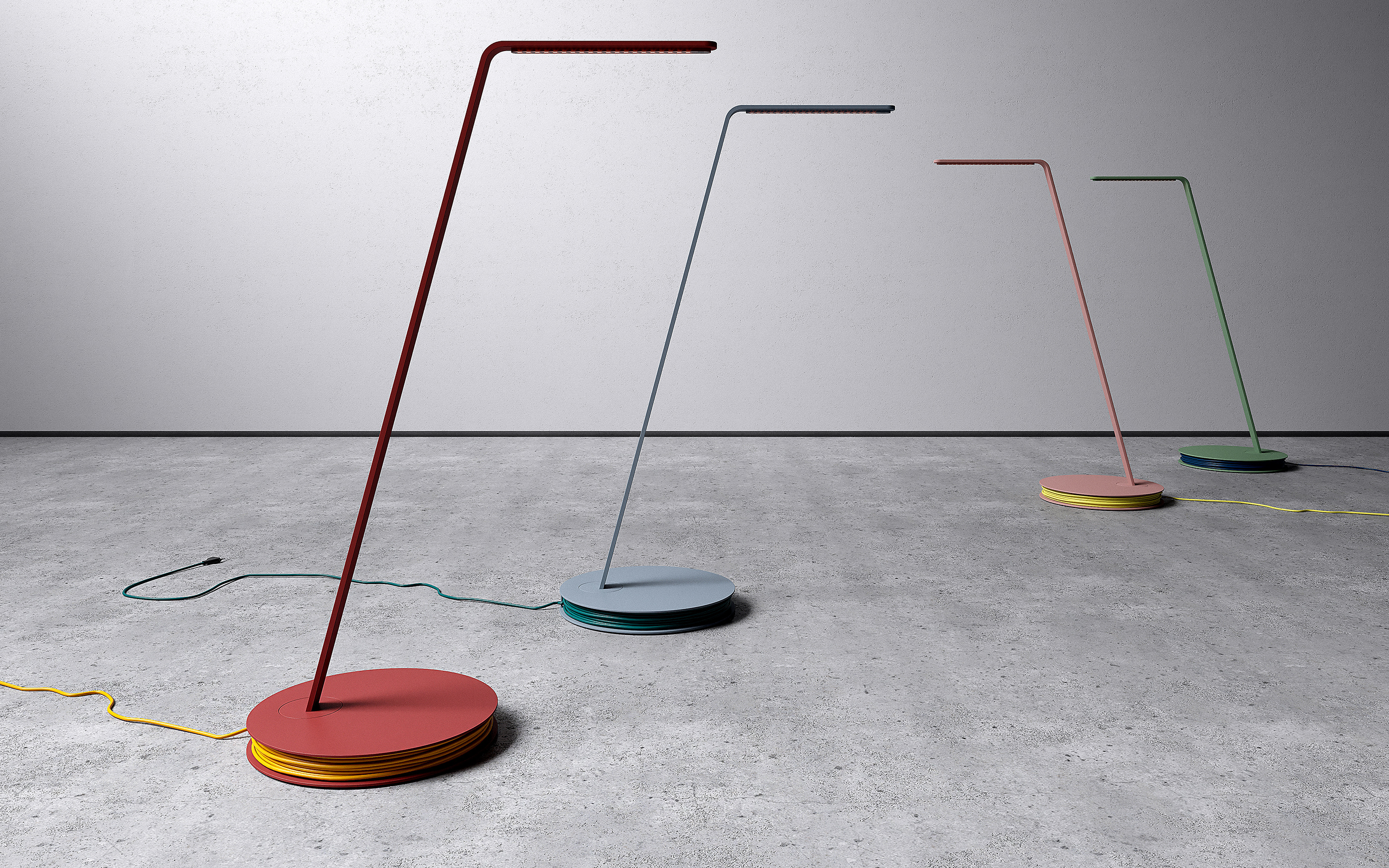 product design，furniture，Floor lamp，Flamingo，