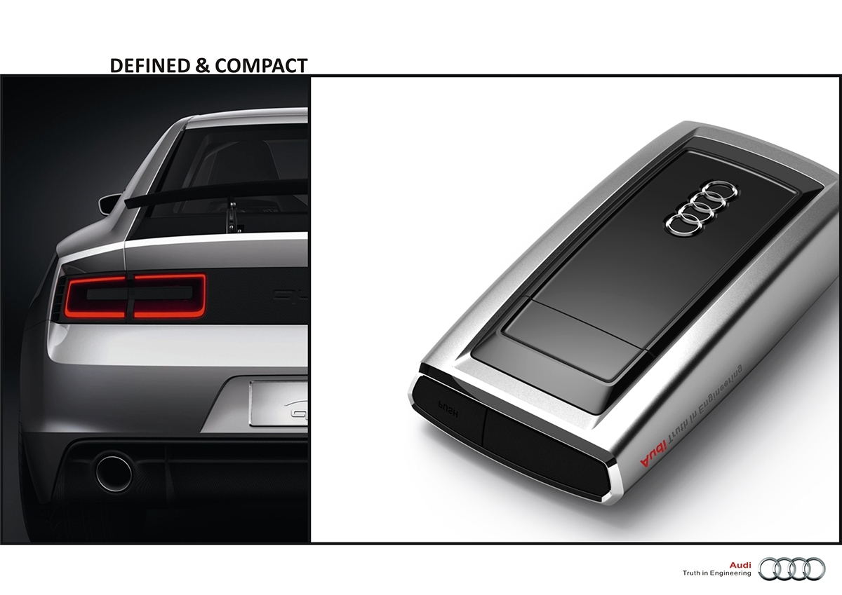 industrial design，product design，automobile，audi，key，intelligence，