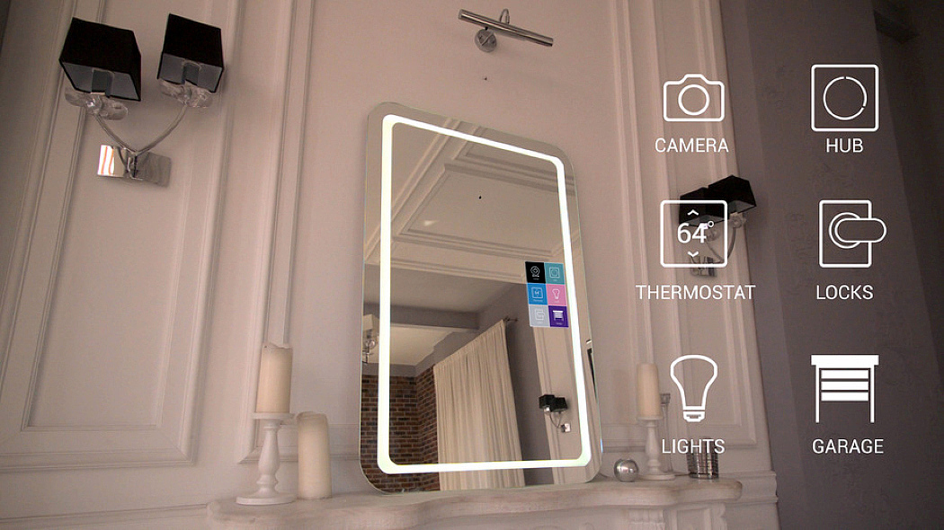 Electronic eye，Mirror，intelligence，large，