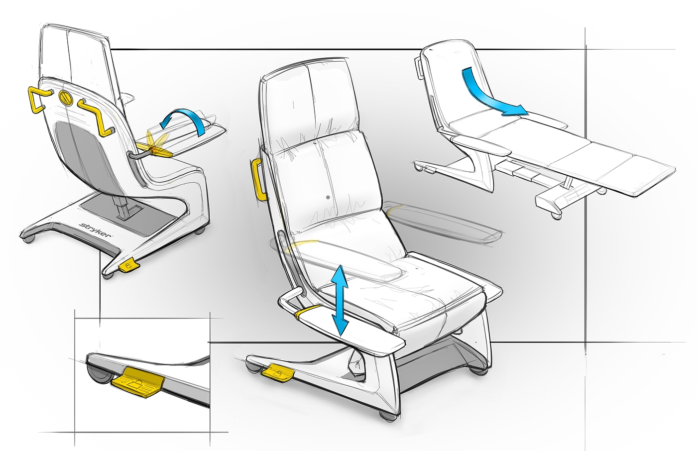 Stryker，chair，