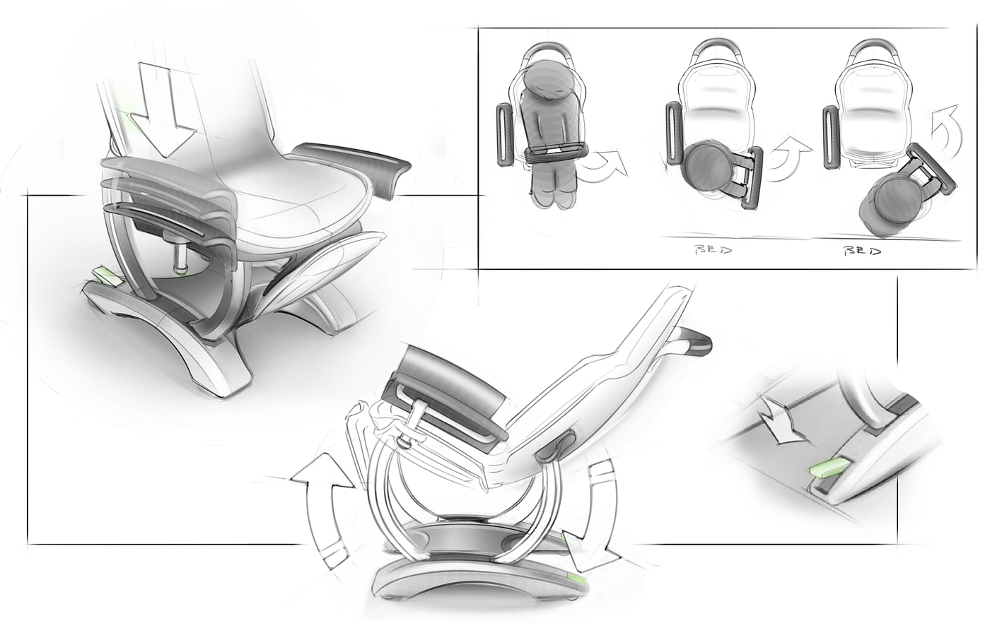 Stryker，chair，