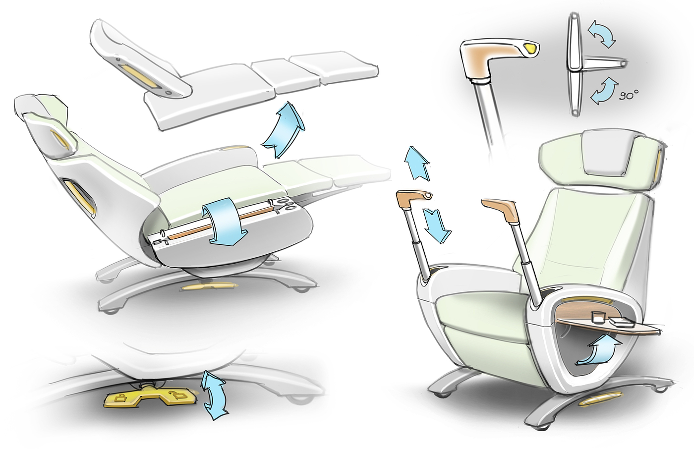 Stryker，chair，
