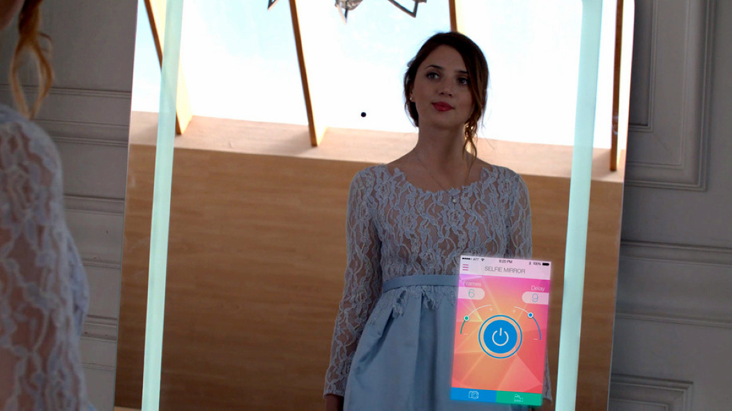 Electronic eye，Mirror，intelligence，large，