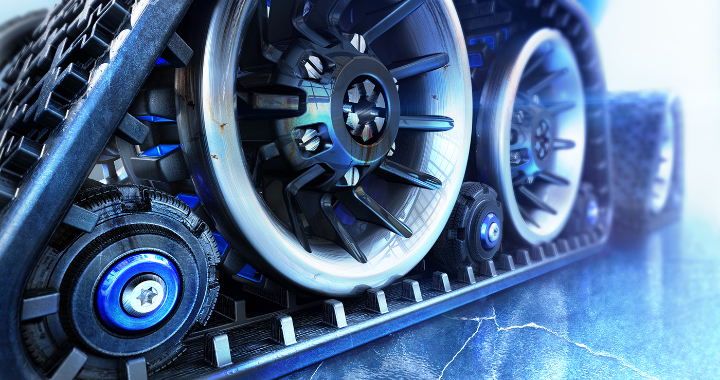 Science fiction design，Automatic design，Van，Exploration travel，Concept Car，