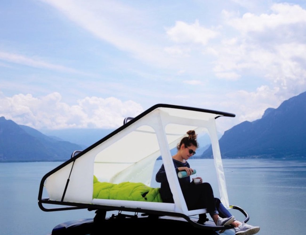 Auto accessories，Tent，Outdoor sports，triangle，industrial design，