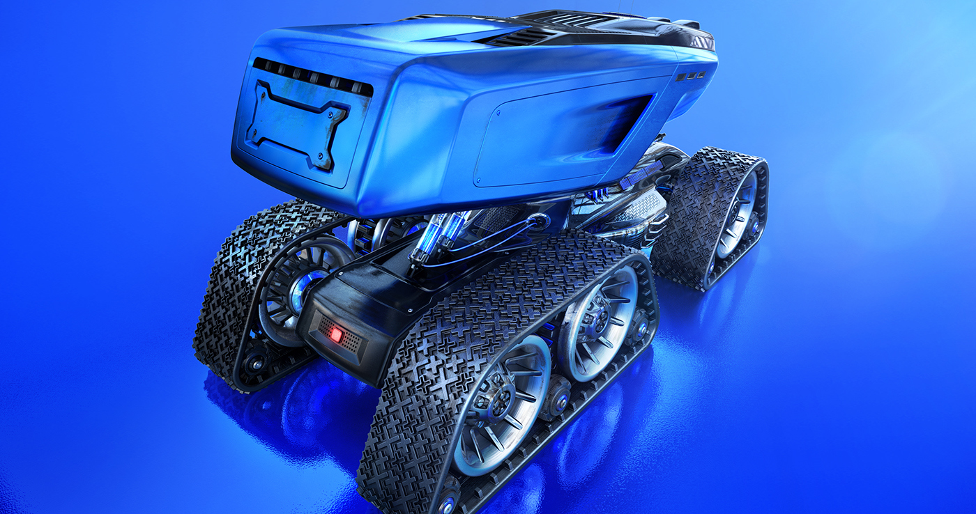 Science fiction design，Automatic design，Van，Exploration travel，Concept Car，