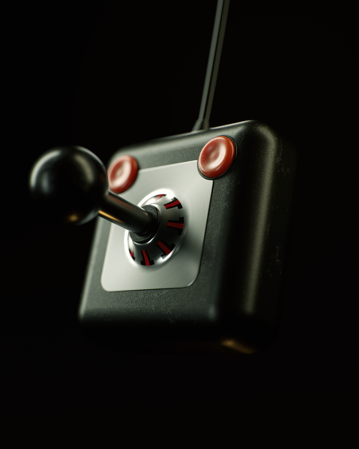 C4D rendering，Game handle，Nostalgia，Realistic coloring，