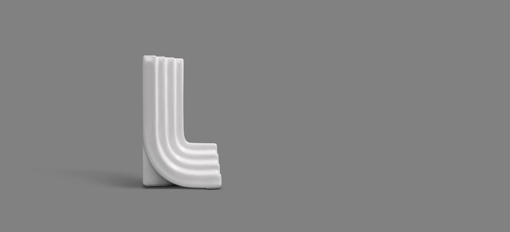 pen container，CARLO BOOKEND，Bookends，Porcelain，3D printing，OTHR，