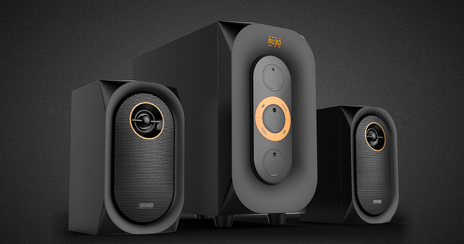 industrial design，Digital，intelligence，three-dimensional，loudspeaker box，