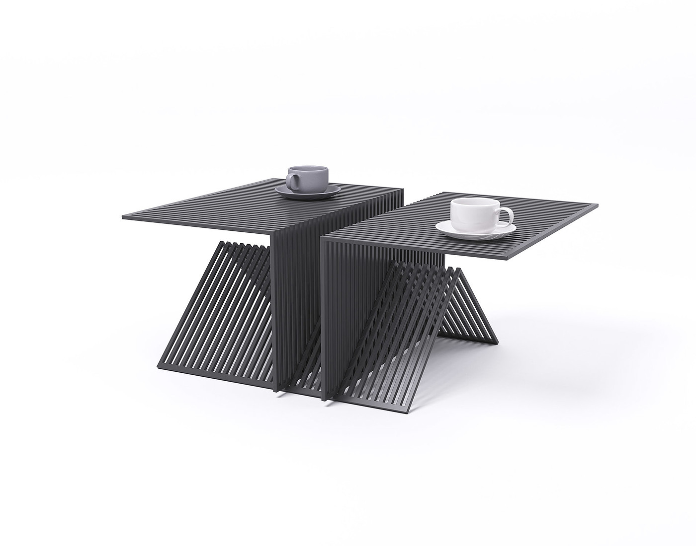 金属，模块化设计，GM，桌子，茶几，线条，