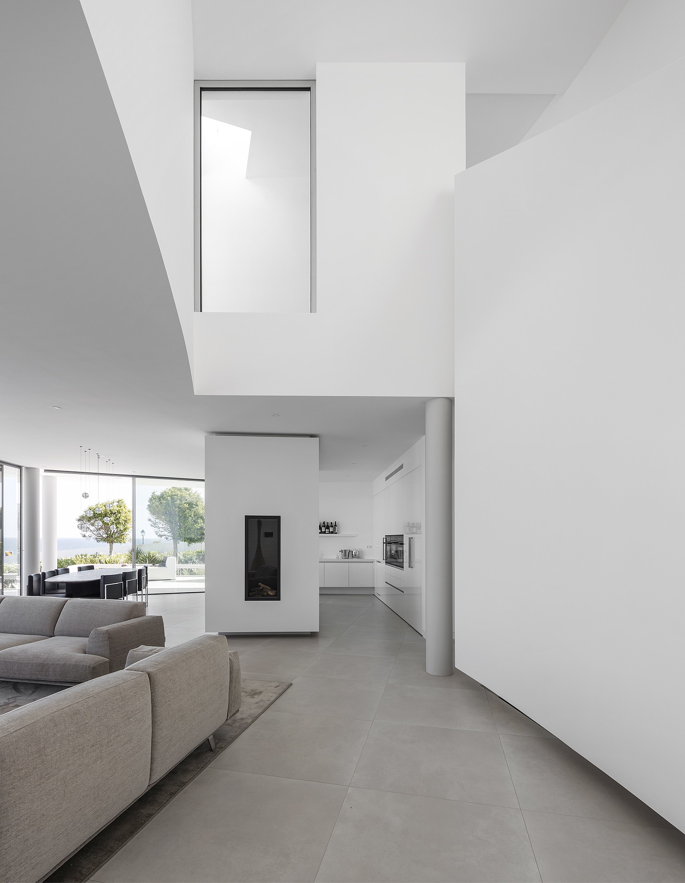 Elliptic House，Mario Martins，ellipse，Building interior，