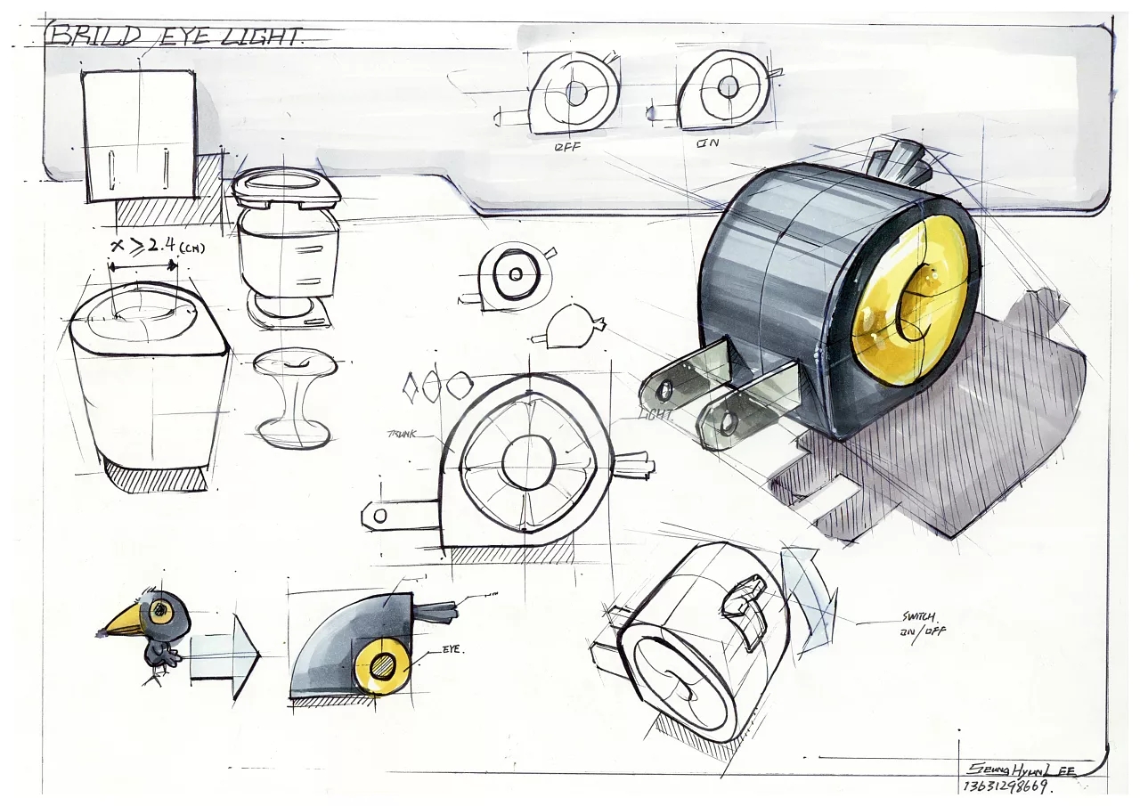 industrial design，Hand drawn，Design，Express quickly，original，sample reels，