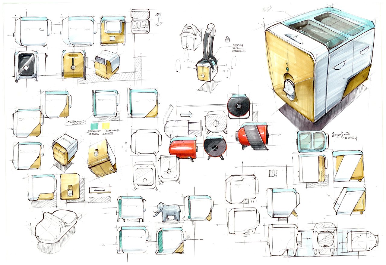 industrial design，Hand drawn，Design，Express quickly，original，sample reels，