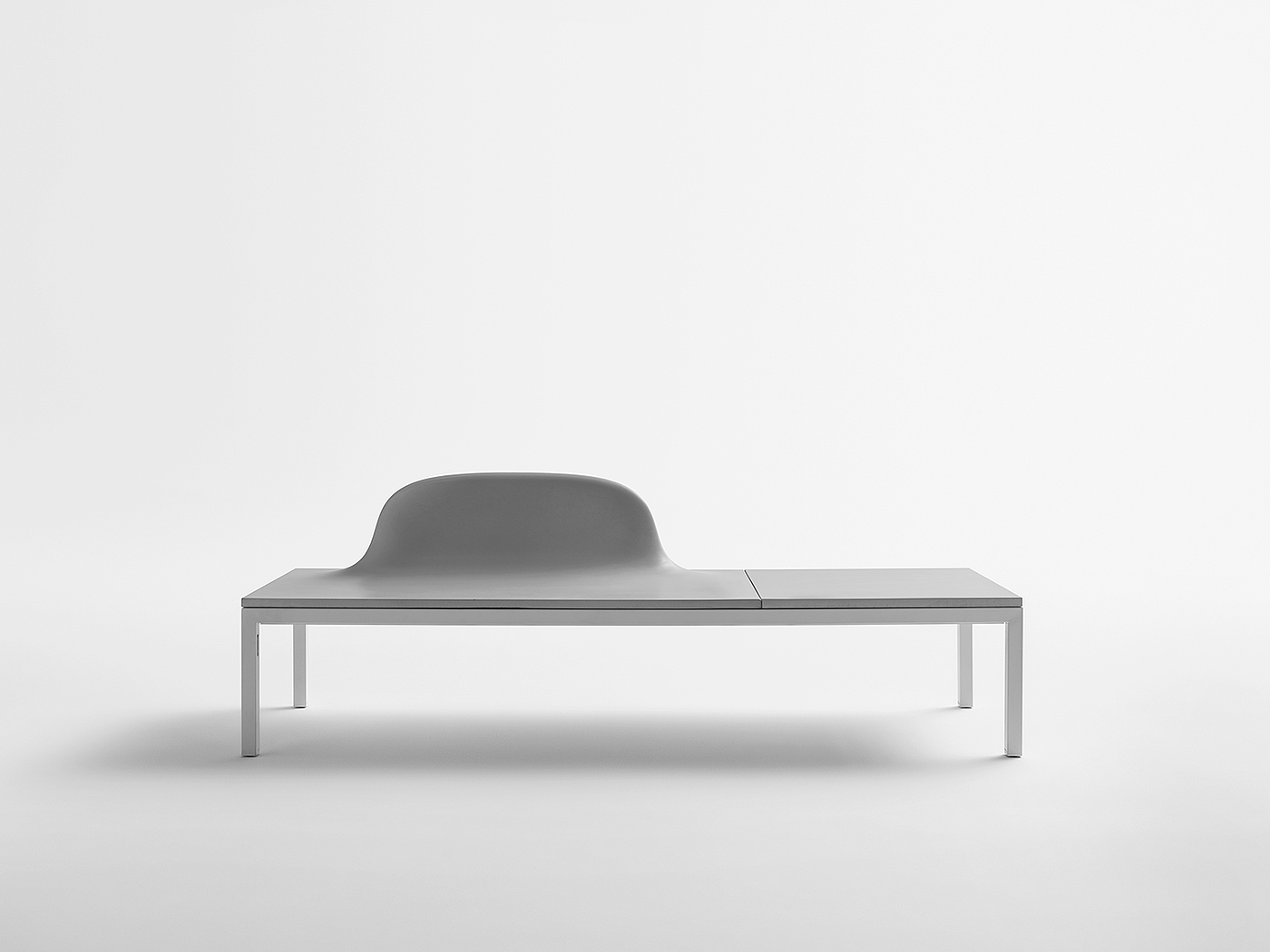 Public seat，concrete，UHPC，Metallic，Large，