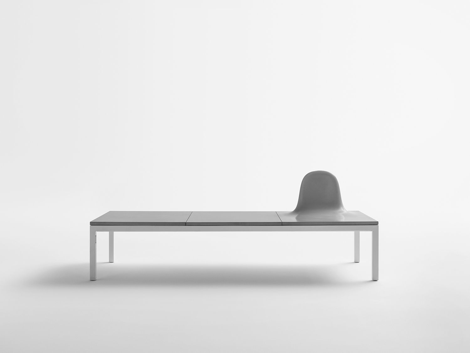 Public seat，concrete，UHPC，Metallic，Large，