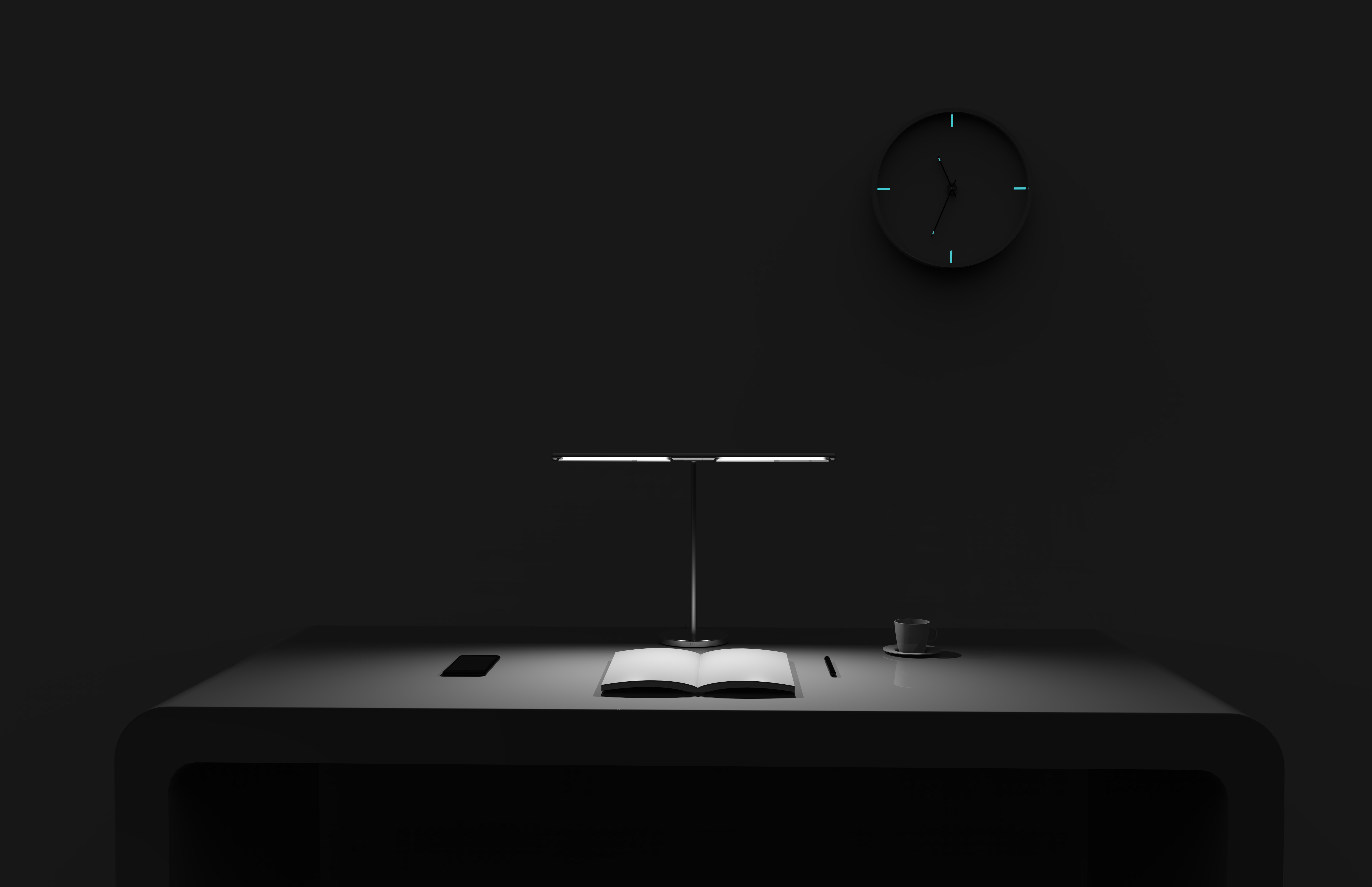 Intelligent desk lamp，Minimalist，