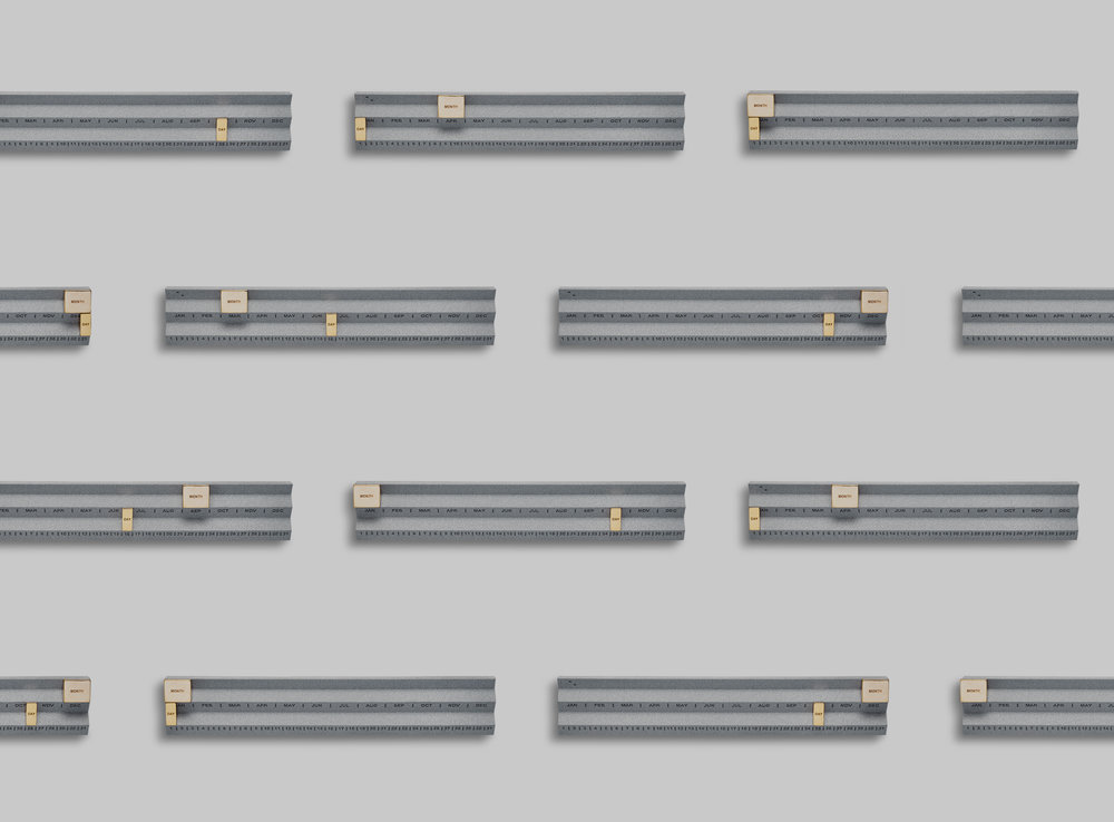 PERPETUUM CAL，bionics，calendar，ruler，3D printing，OTHR，ruler，