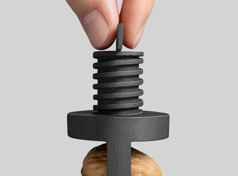 Metal，Walnut clip，Black steel，3D printing，OTHR，