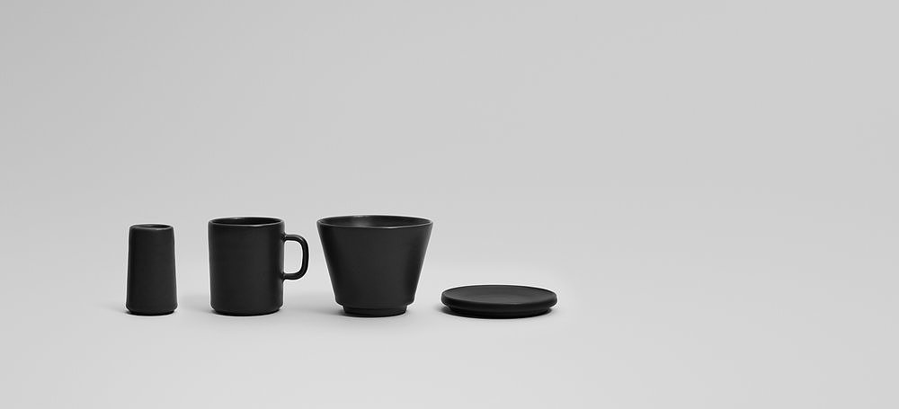 OTHR，3D printing，coffee cup，Porcelain，black and white，industrial design，product design，