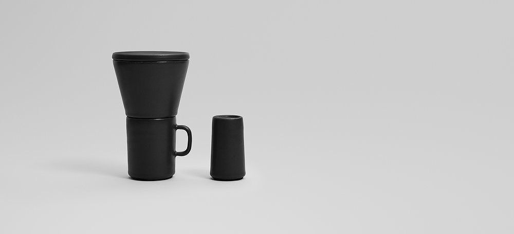 OTHR，3D printing，coffee cup，Porcelain，black and white，industrial design，product design，