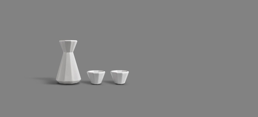 industrial design，white，Water bottle，Porcelain，3D printing，OTHR，