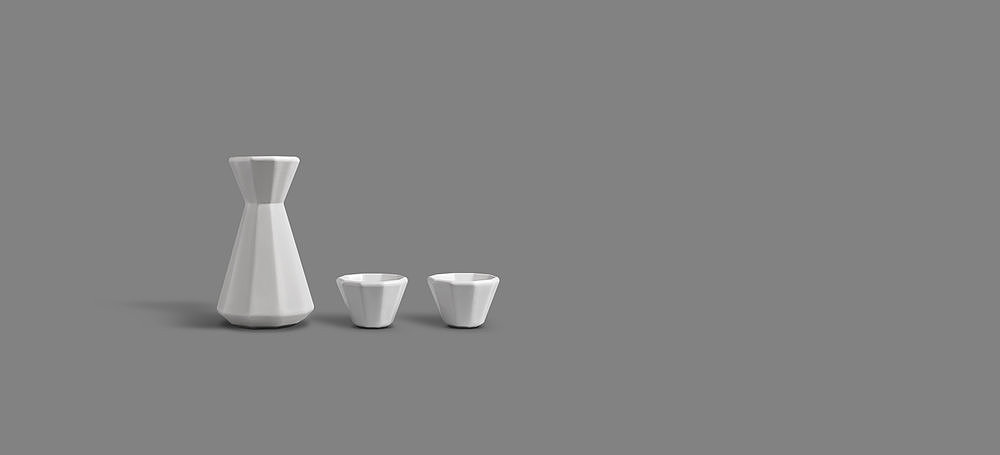 industrial design，white，Water bottle，Porcelain，3D printing，OTHR，