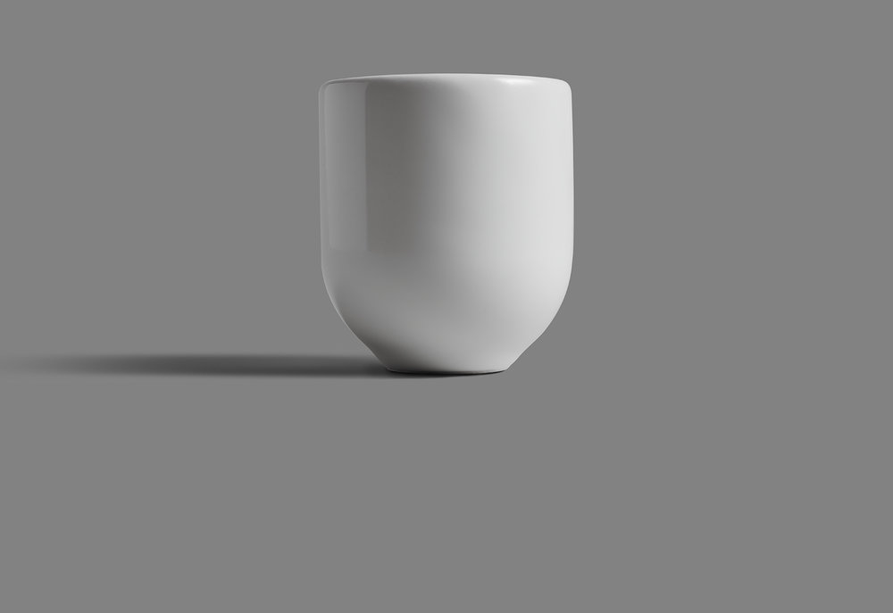 product design，industrial design，white，Water cup，Porcelain，3D printing，OTHR，