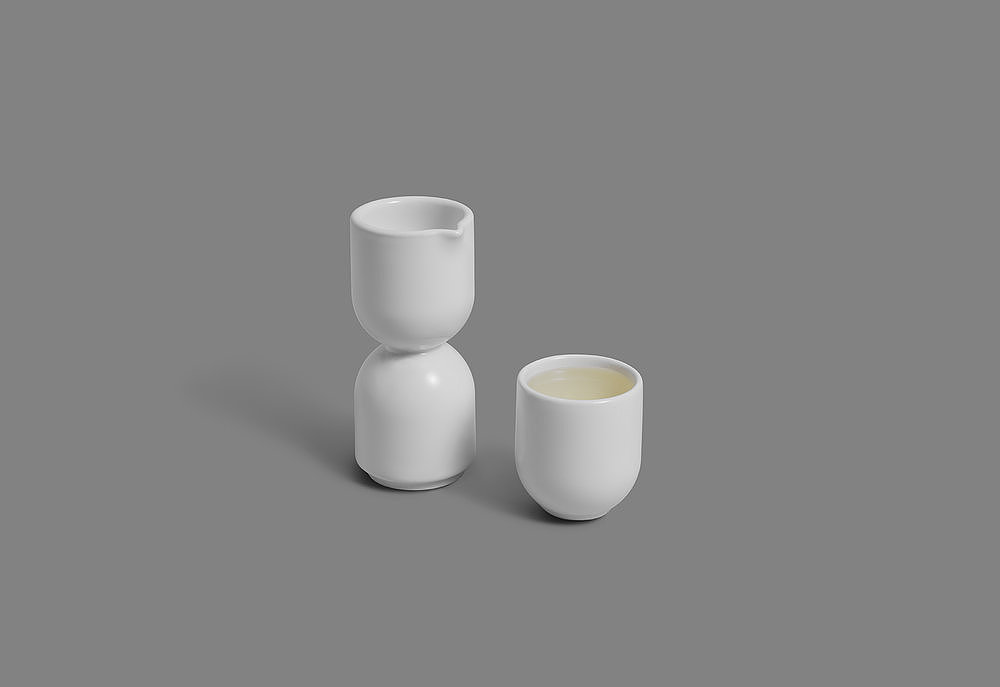 product design，industrial design，white，Water cup，Porcelain，3D printing，OTHR，