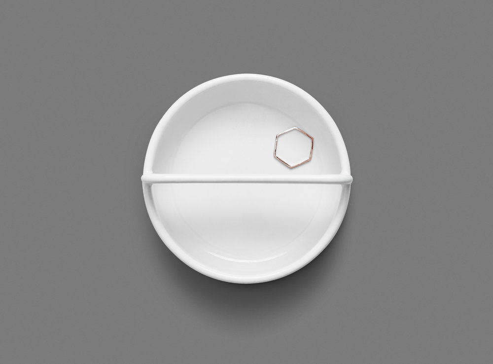 Minimalist，Art，Cyan，black，white，Porcelain，3D printing，OTHR，