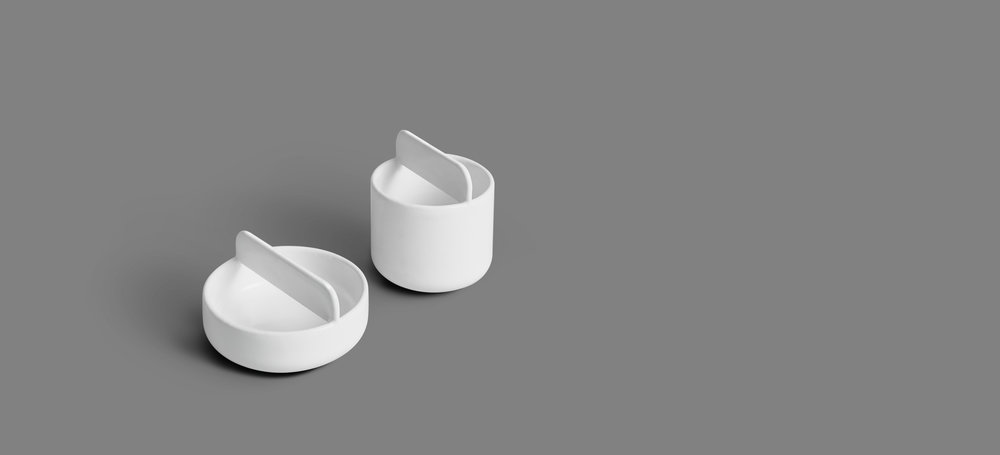 Minimalist，Art，Cyan，black，white，Porcelain，3D printing，OTHR，