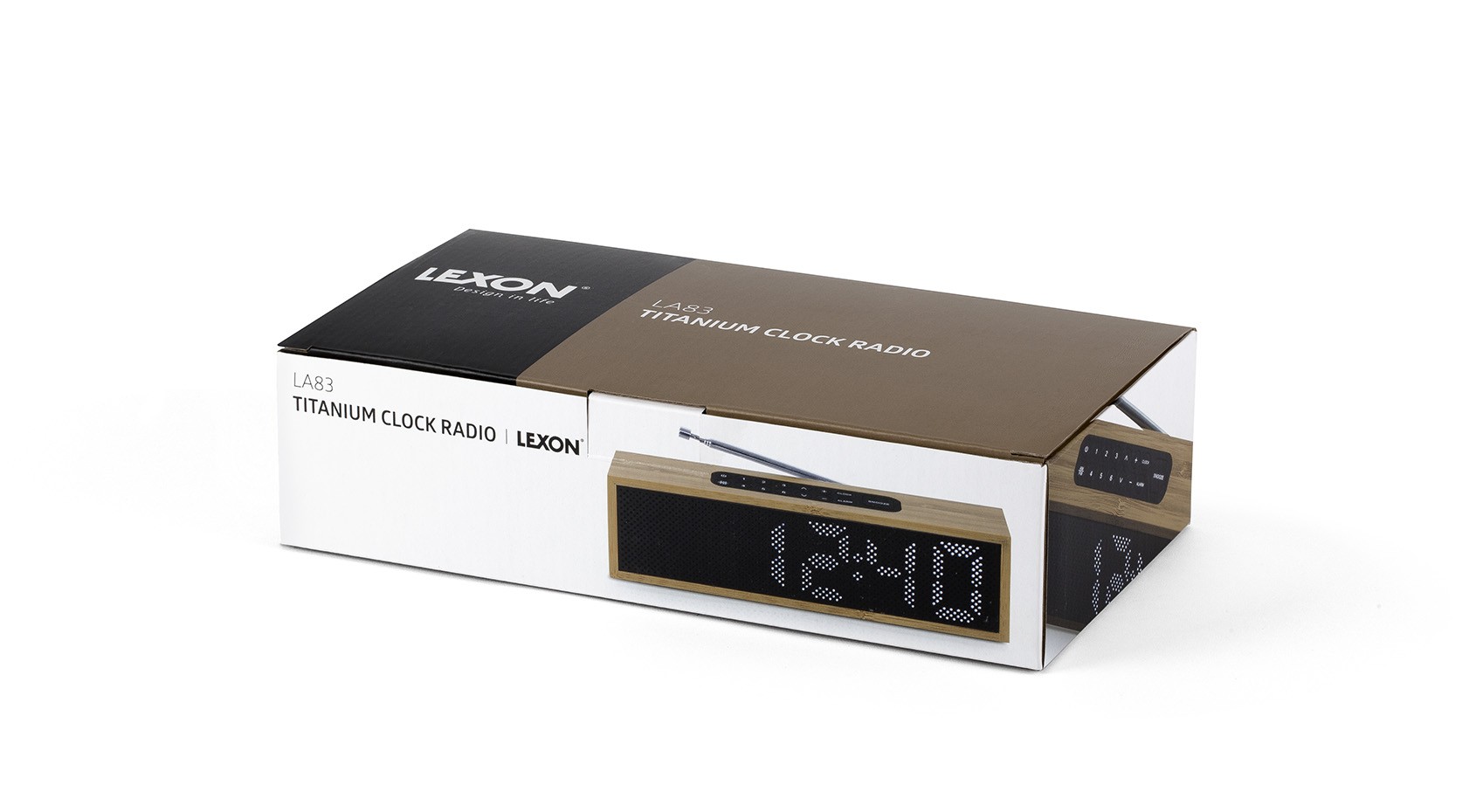 Clock，radio，TITANIUM RADIO，LEXON，