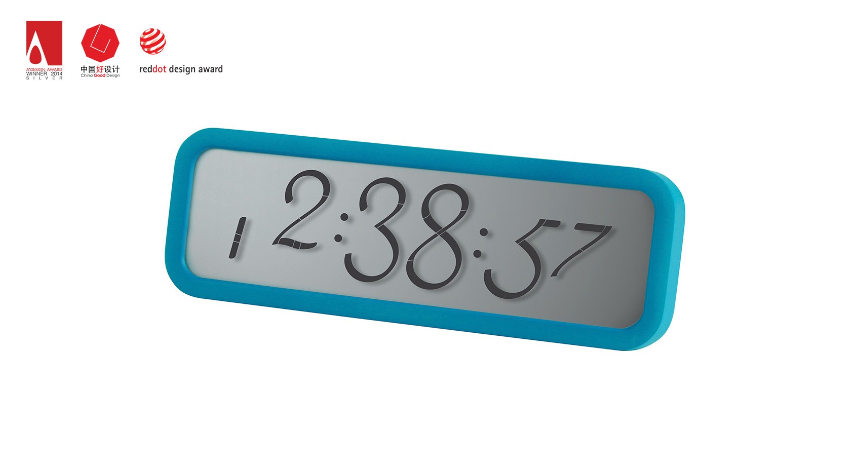 Red dot award，SCRIPT ALARM，LEXON，Clock，lcd，