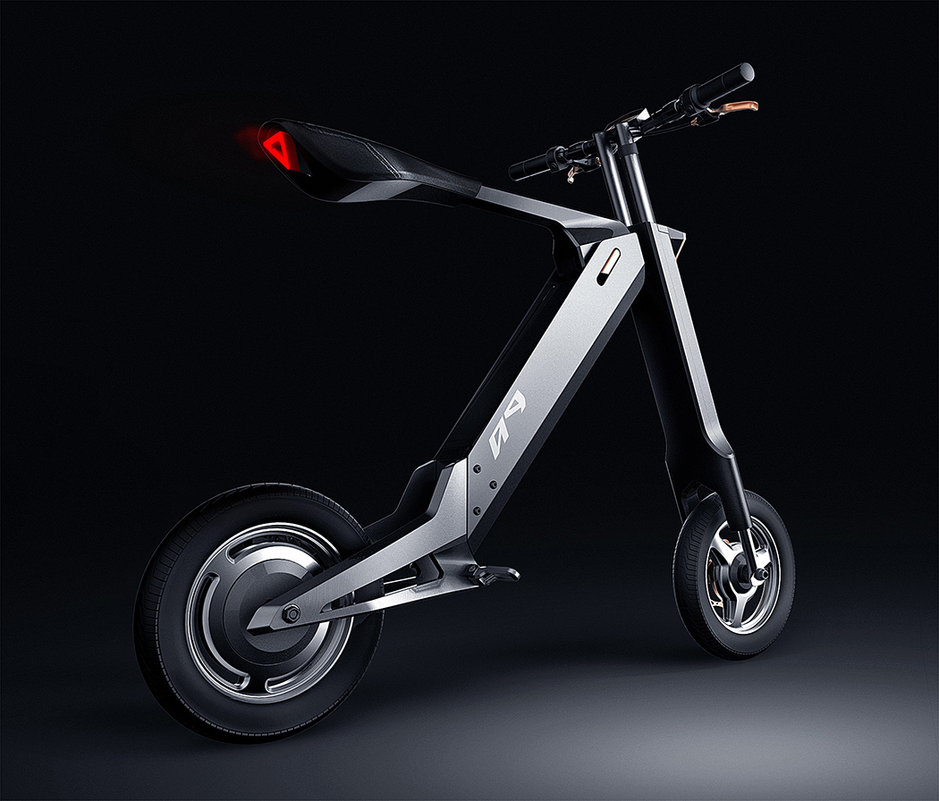 Ronsben Huen，black，traffic，AK-1，Folding electric vehicle，