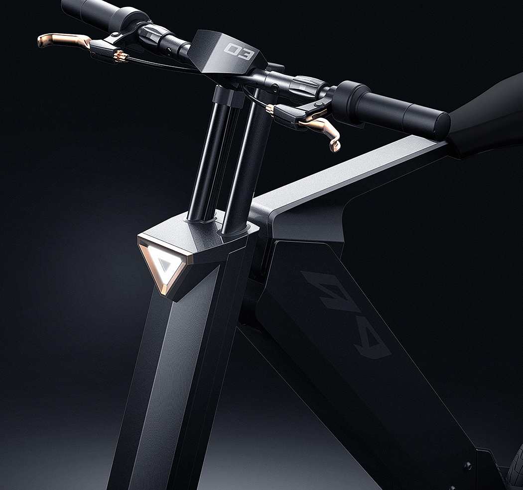 Ronsben Huen，black，traffic，AK-1，Folding electric vehicle，