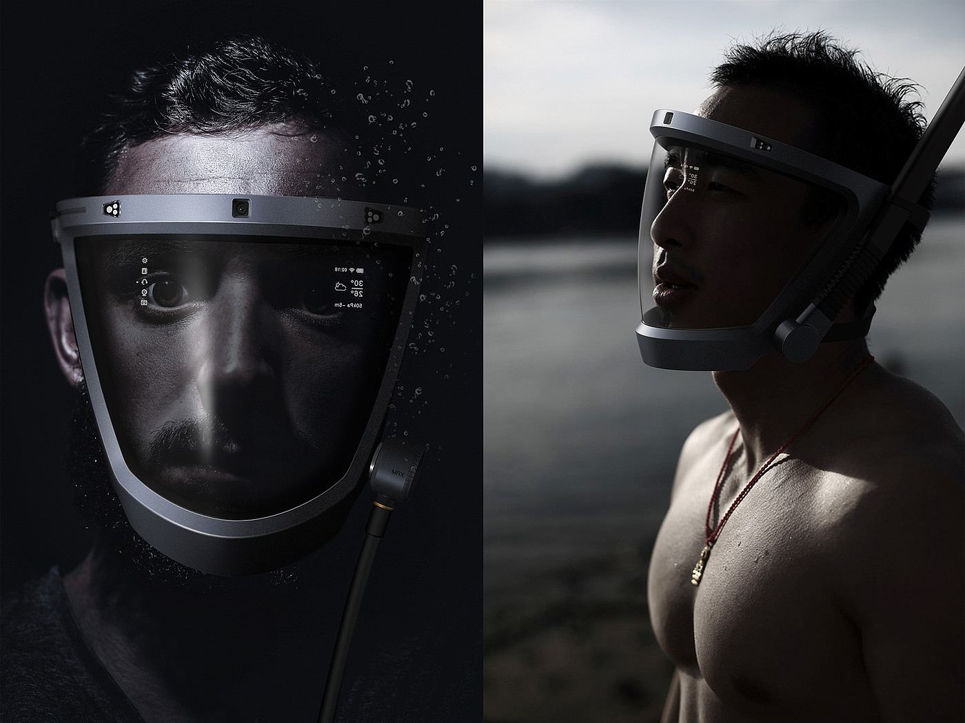 Diving mask，intelligence，D-Mask，