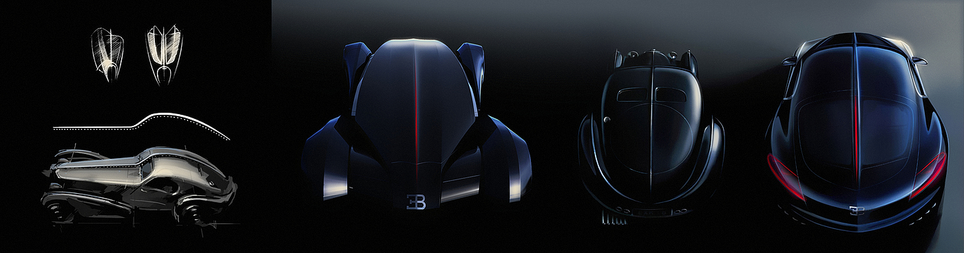 Bugatti Cheval，Art，technology，Automobile design，